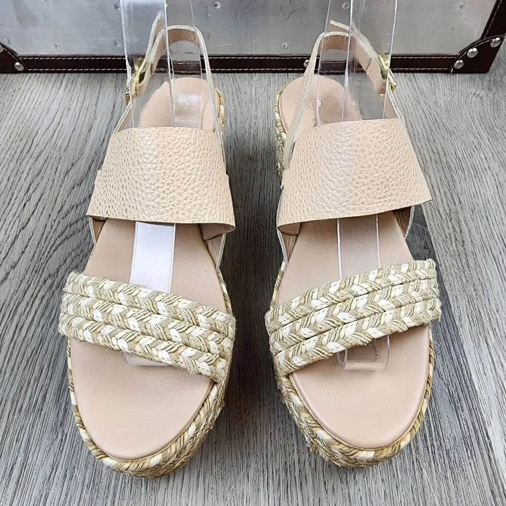 Kaanas Montpellier Wedge Sandals size 8